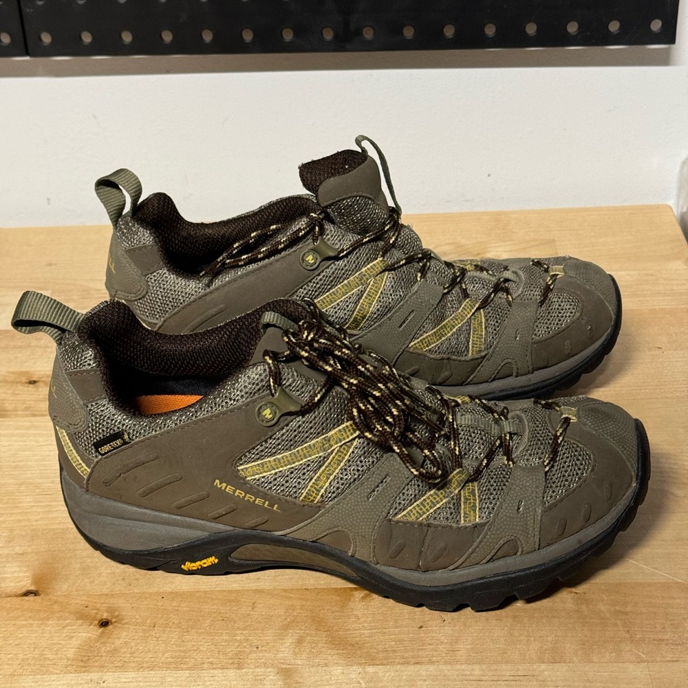 Merrell Siren Sport Women GoreTex XCR/Brindle Hiking Trail Shoe Brown J16000 Sz9 - Picture 6 of 9